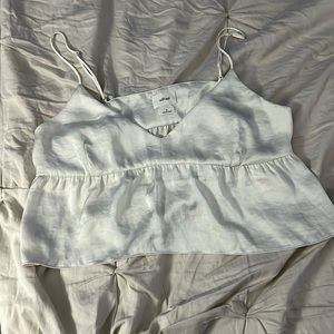 Aritzia Crop Babydoll Tank